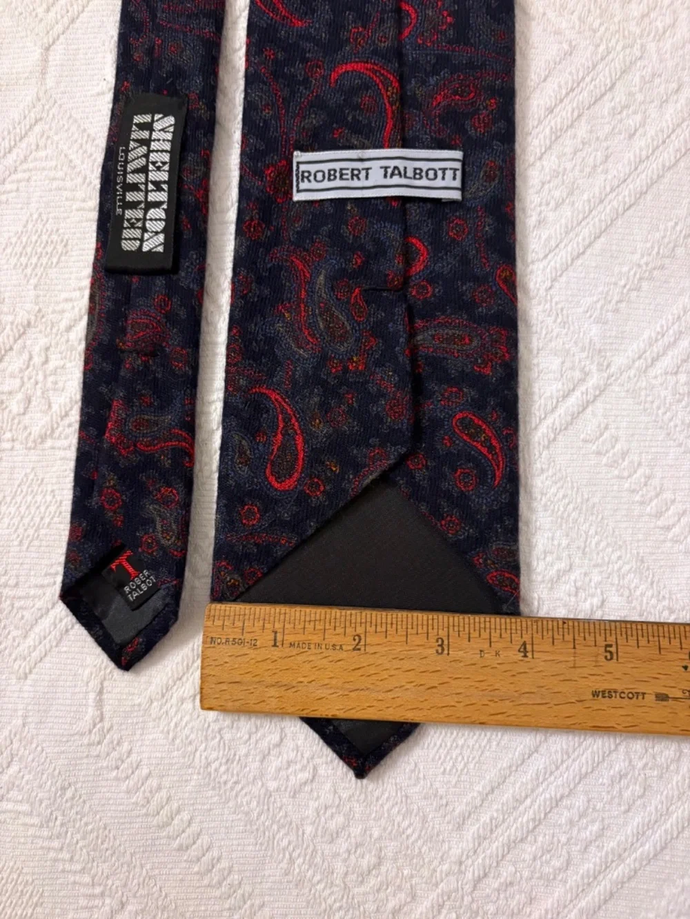 Robert Talbott Shelton Ltd Luxury Cashmere Silk Paisley Tie